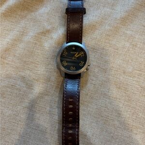 Nixon Watch with Brown Leather Strap
